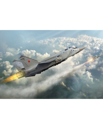 Военен сглобяем модел - Руски съвременен прехващач МИГ-31 Фоксхаунд (MiG-31 Foxhound)