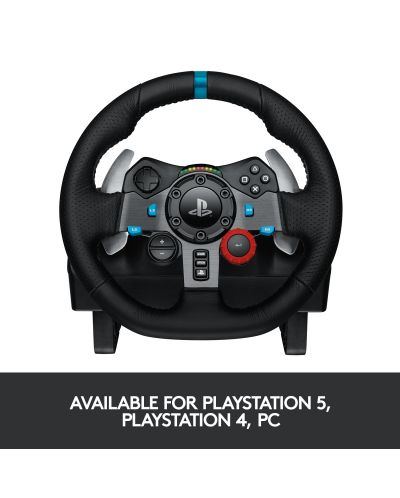 Волан с педали Logitech - G29, черен, PC/PS4/PS5 - 4