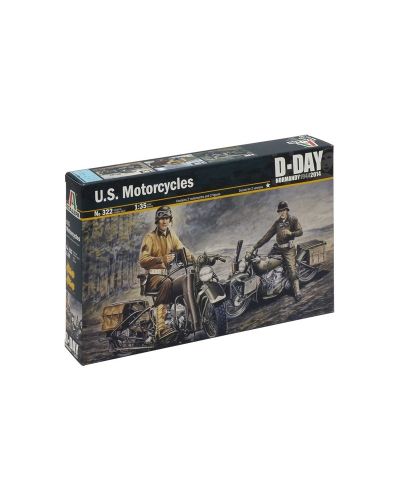 Военен сглобяем модел - Мотоциклети Harley-Davidson, Нормандия 1944