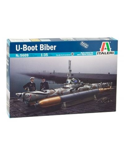 Военен сглобяем модел - Германска малка подводница Ю-Буут "Бобър" (U-BOOT BIBER) - 1