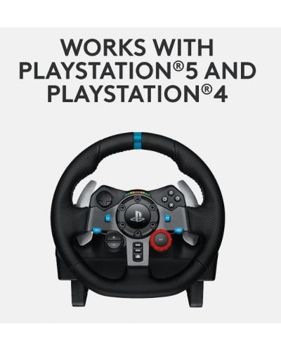 Волан с педали и слушалки Logitech - G29 Driving Force, Astro A10, PS5/PS4 - 2