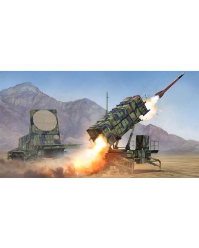 Военен сглобяем модел - Американска ракетна система M901&amp; AN:MPQ-53 Radar set of MIM-104 Patriot SAM System (PAC-2)