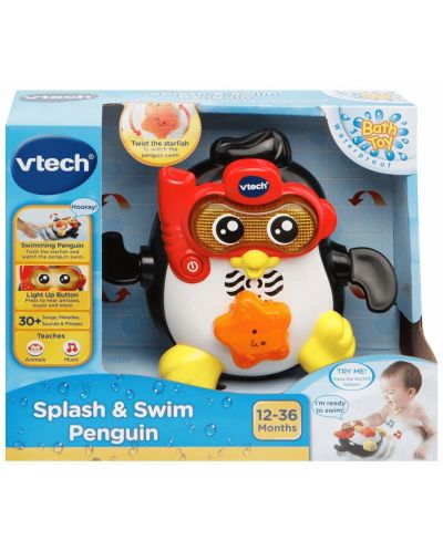 Детска играчка за баня Vtech - Пингвин - 2