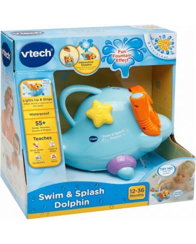 Детска играчка за баня Vtech - Делфин - 3