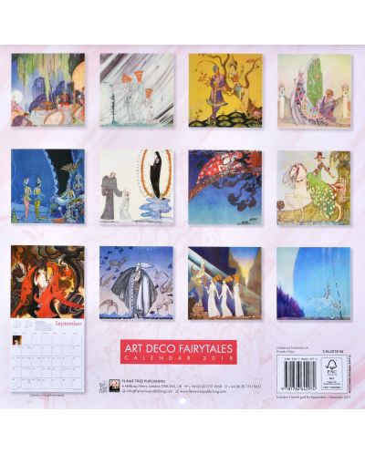 Wall Calendar 2018: Art Deco Fairytales - 2