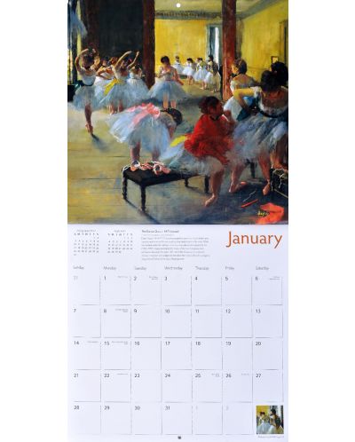 Wall Calendar 2018: Degas' Dancers - 3