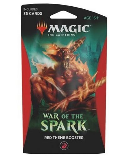 Magic The Gathering - War of the Spark Theme Booster Red - 1