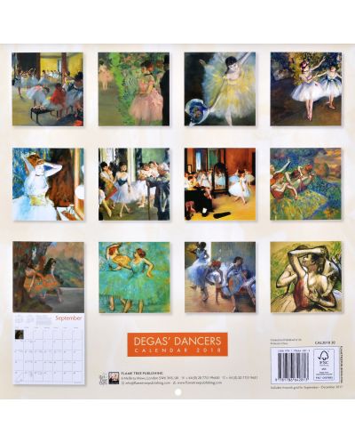 Wall Calendar 2018: Degas' Dancers - 4