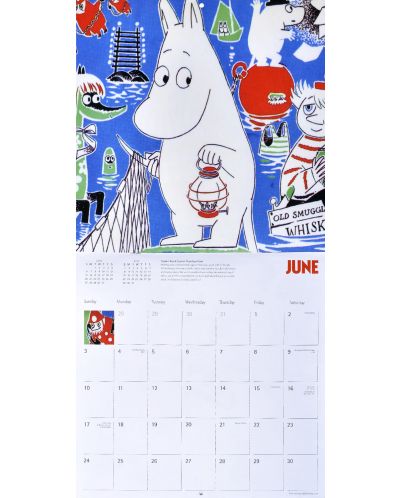 Wall Calendar 2018: Moomin by Tove Jansson - 4