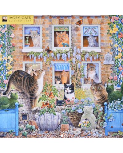 Wall Calendar 2018: Ivory Cats - 1