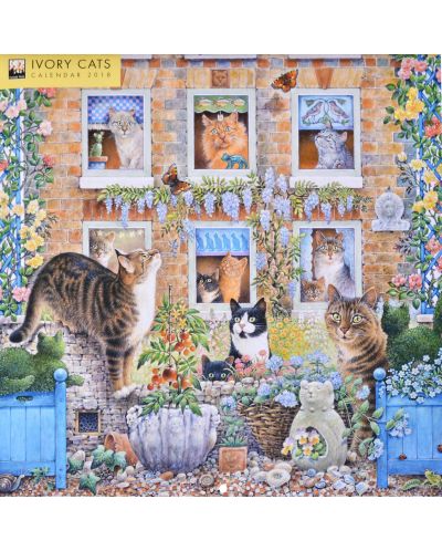Wall Calendar 2018: Ivory Cats