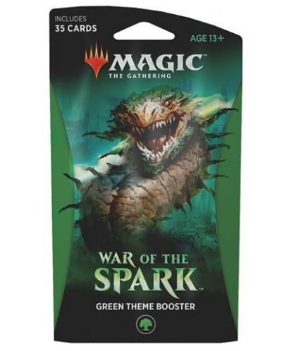 Magic The Gathering - War of the Spark Theme Booster Green - 1