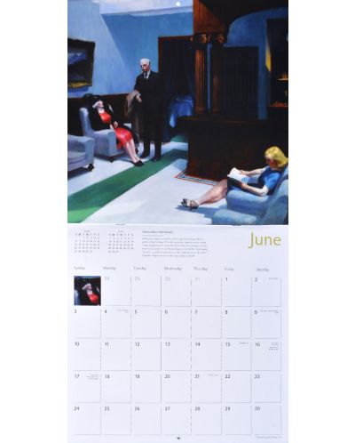 Wall Calendar 2018: Edward Hopper - 2