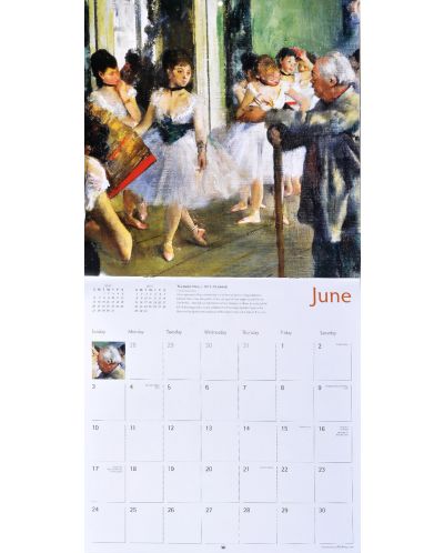 Wall Calendar 2018: Degas' Dancers - 2