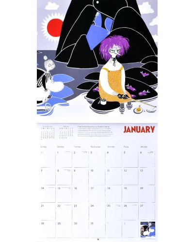 Wall Calendar 2018: Moomin by Tove Jansson - 3