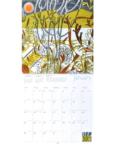 Wall Calendar 2018: Angie Lewin - 3