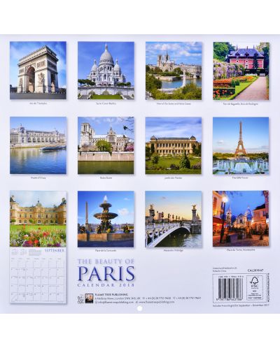Wall Calendar 2018: The Beauty of Paris - 2