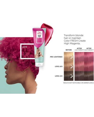 Wella Professionals Color Fresh Оцветяваща маска за коса Pink, 150 ml - 6