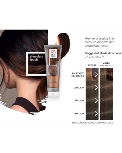 Wella Professionals Color Fresh Оцветяваща маска за коса Chocolate Touch, 150 ml - 6