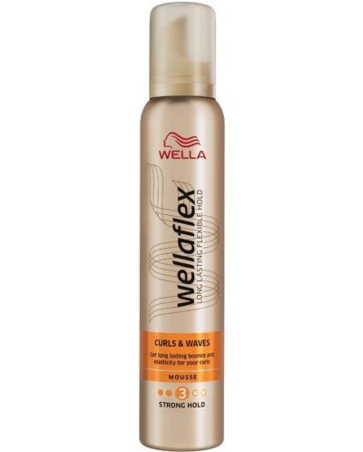 Wella Wellaflex Пяна за коса Curls & Waves 3, 200 ml - 1