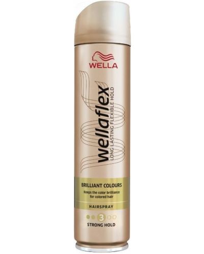 Wella Wellaflex Лак за коса Brilliant Colors 3, 250 ml - 1