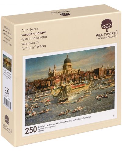 Пъзел Wentworth от 250 части – Изглед към катедрала Сейнт Пол от Темза, Лондон - 1