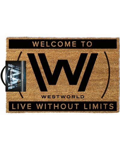 Изтривалка за врата Pyramid - Westworld (Live Without Limits), 60 x 40 cm - 1