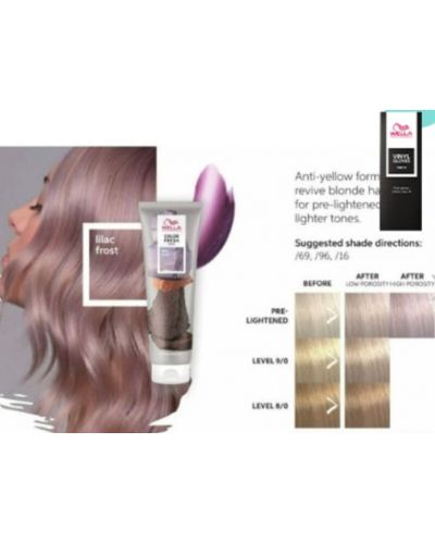 Wella Professionals Color Fresh Оцветяваща маска за коса Lilac Frost, 150 ml - 5