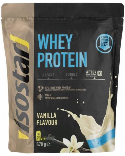 Whey Protein, vanilla, 570 g, Isostar - 1