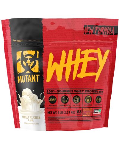 Whey, vanilla ice cream, 2.27 kg, Mutant - 1
