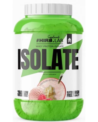 Whey Protein Isolate, бял шоколад с малини, 1800 g, Hero.Lab - 1