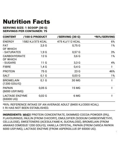 Whey Protein Powder Drink Mix, шоколад с кокос, 2270 g, Lazar Angelov Nutrition - 2