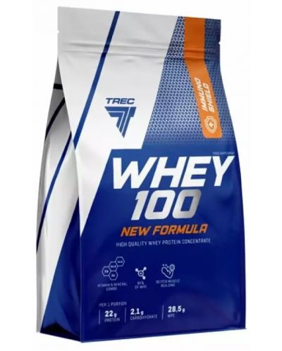 Whey 100, ягодов крем, 700 g, Trec Nutrition - 1