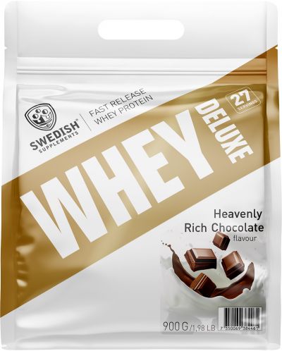 Whey Protein Deluxe, шоколадов рай, 900 g, Swedish Supplements - 1