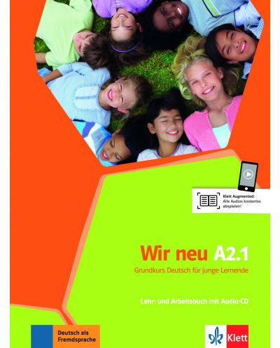 Wir Wir Neu Lehr- und Arbeitsbuch: Немски език – ниво A2.1 (учебник и учебна тетрадка + Audio-CD) - 1
