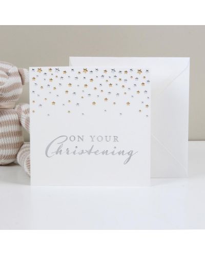 Widdop Подаръчна картичка Bambino Deluxe Card - On Your Christening
