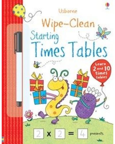 Wipe-Clean Starting Times Tables - 1