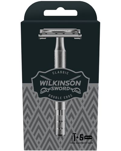 Wilkinson Sword Classic Система за бръснене Premium Vintage, с 5 резервни пластини - 1