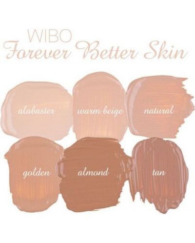 Wibo Фон дьо тен Forever Better Skin, 03 Natural, 28 ml - 4