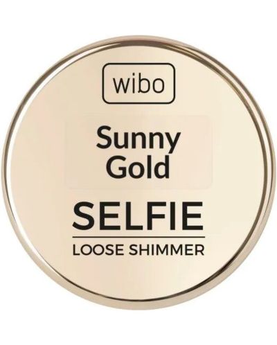 Wibo Прахообразен хайлайтър Selfie Sunny Gold, 10 g - 2
