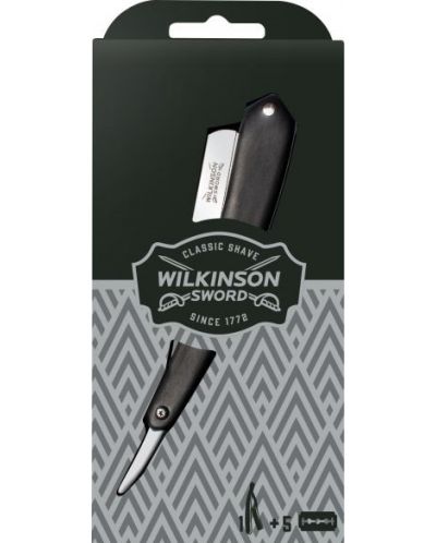 Wilkinson Sword Classic Бръснач Premium Vintage, с 5 резервни пластини - 1