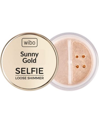 Wibo Прахообразен хайлайтър Selfie Sunny Gold, 10 g - 1