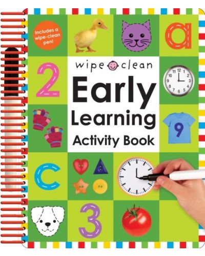 Wipe Clean: Early Learning Activity Book - 1