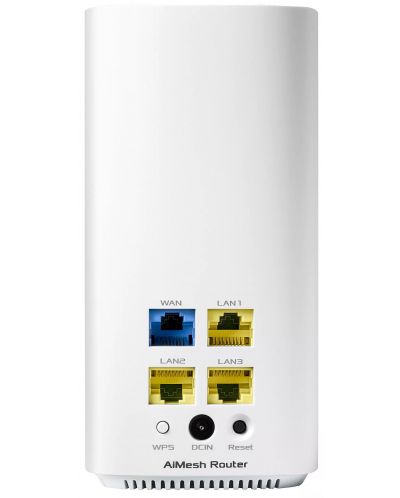 Wi-Fi система ASUS - ZenWiFi AC Мini CD6, 2.5Gbps, 2 модула, бяла - 4