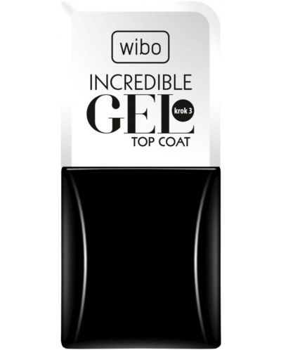 Wibo Топ лак за нокти Incredible Gel, 8.5 ml - 1