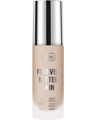 Wibo Фон дьо тен Forever Better Skin, 03 Natural, 28 ml - 1