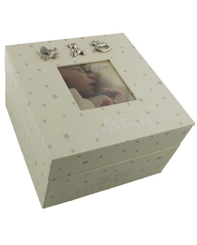 Widdop Bambino Кутия за спомени с посребрена декорация