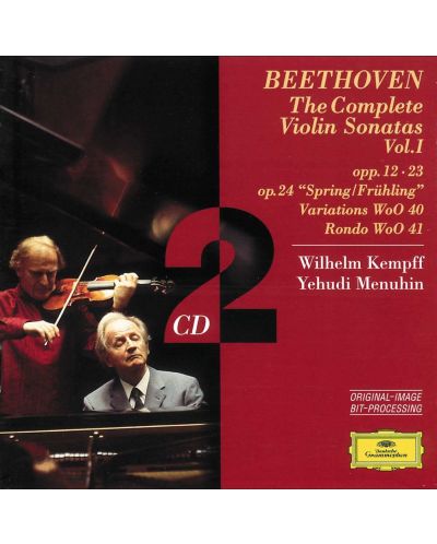 Wilhelm Kempff, Yehudi Menuhin - Ludwig van Beethoven: The Complete Violin Sonatas Vol. I (2 CD) - 1