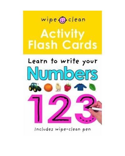 Wipe Clean Activity Flash Cards 123