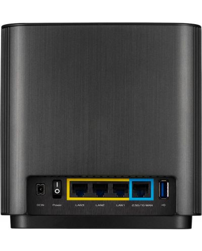 Wi-Fi система ASUS - ZenWiFi XT8, 2.7Gbps, 1 модул, черна - 2